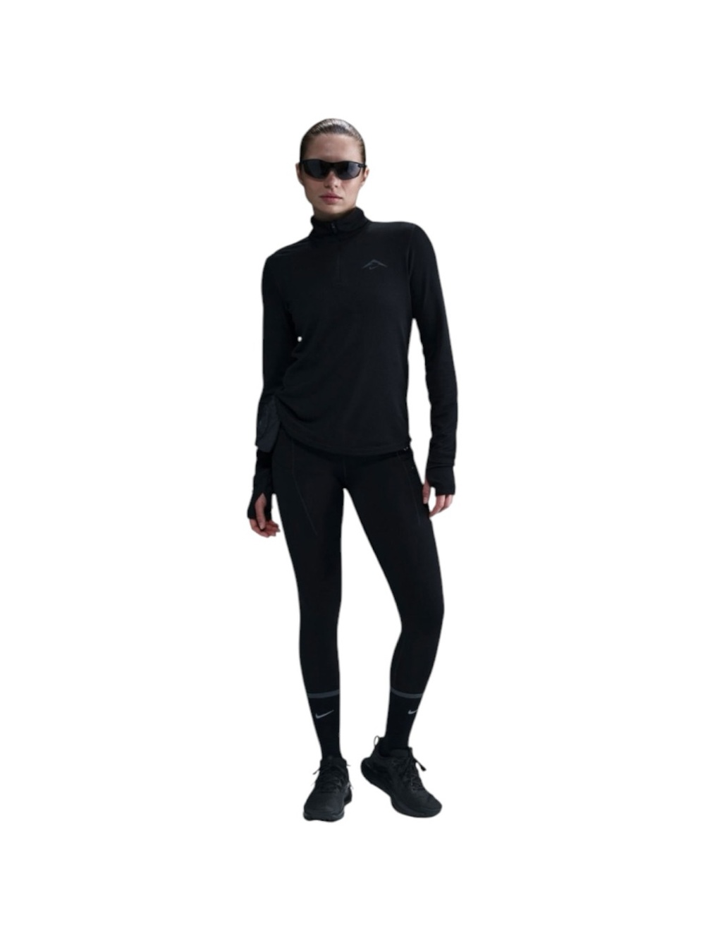 Nike Trail Women's Dri-FIT Quarter 1/4-Zip Running Mid Layer Top Size Medium NEW